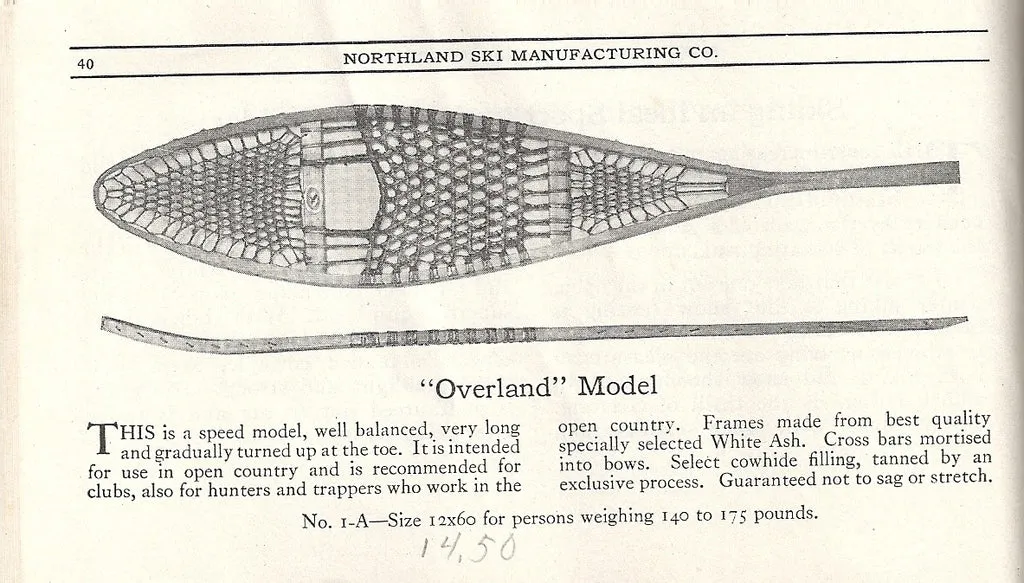 1923 Northland Ski Manufacturing Company Brochure