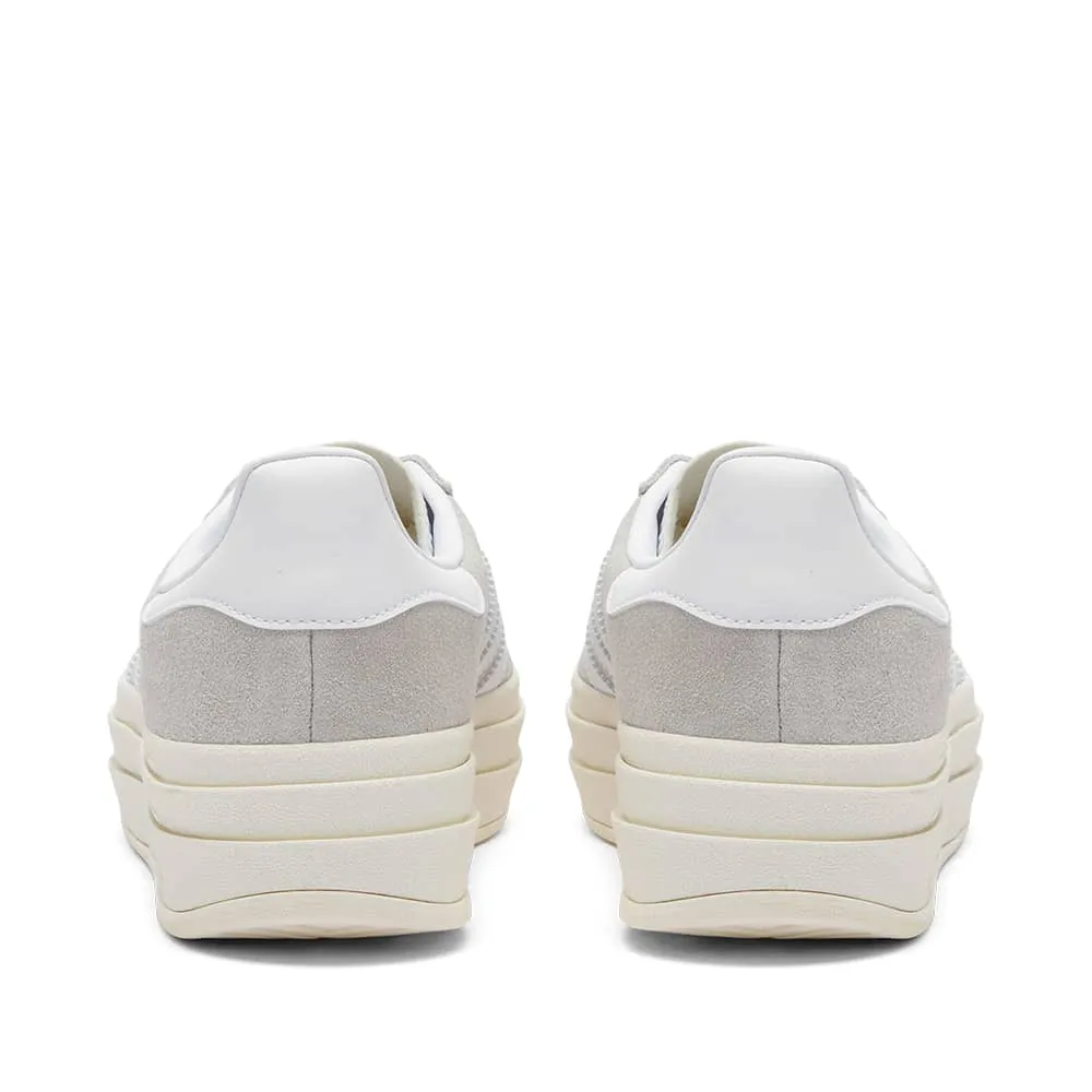 Adidas Gazelle Bold W Womens Sneakers in Grey/White Color