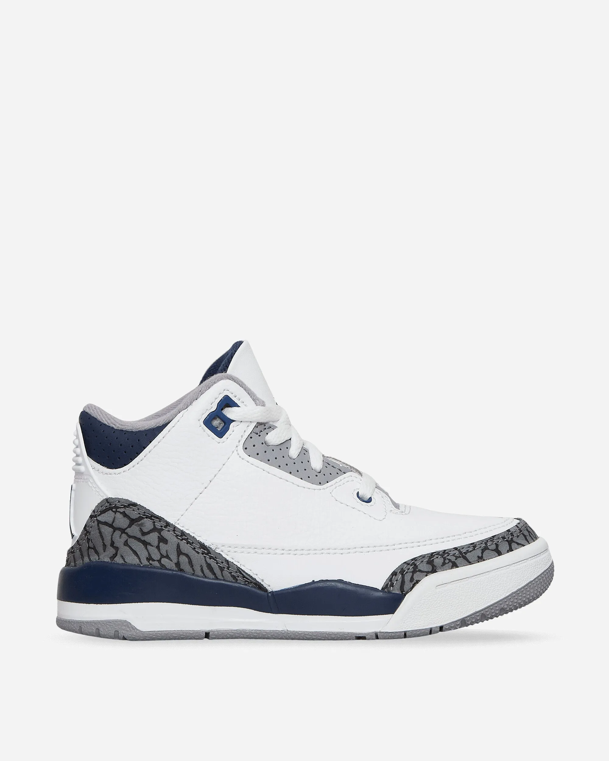 Air Jordan 3 Retro (PS) Sneakers White / Midnight Navy
