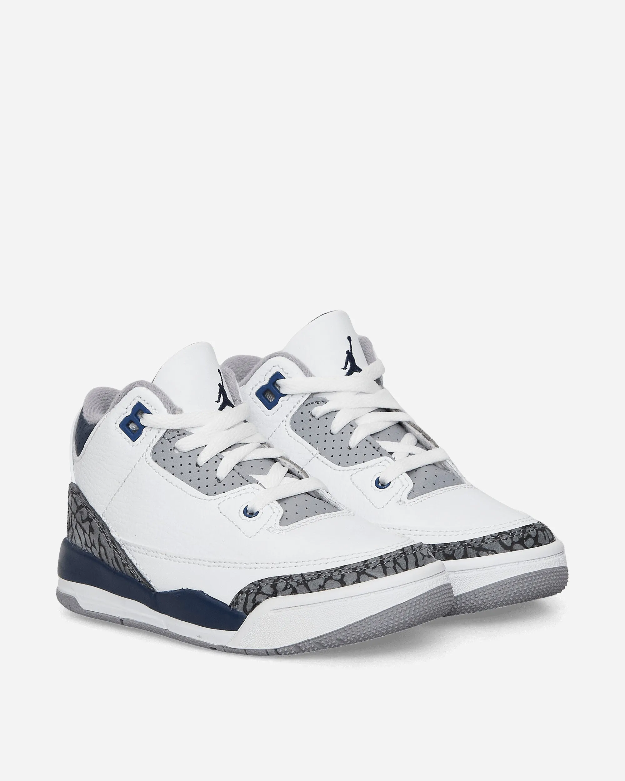 Air Jordan 3 Retro (PS) Sneakers White / Midnight Navy