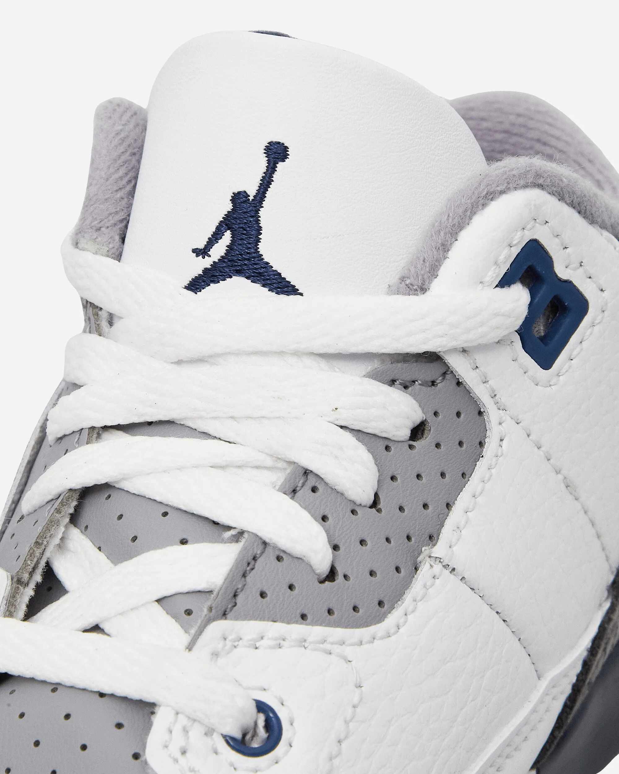 Air Jordan 3 Retro (PS) Sneakers White / Midnight Navy