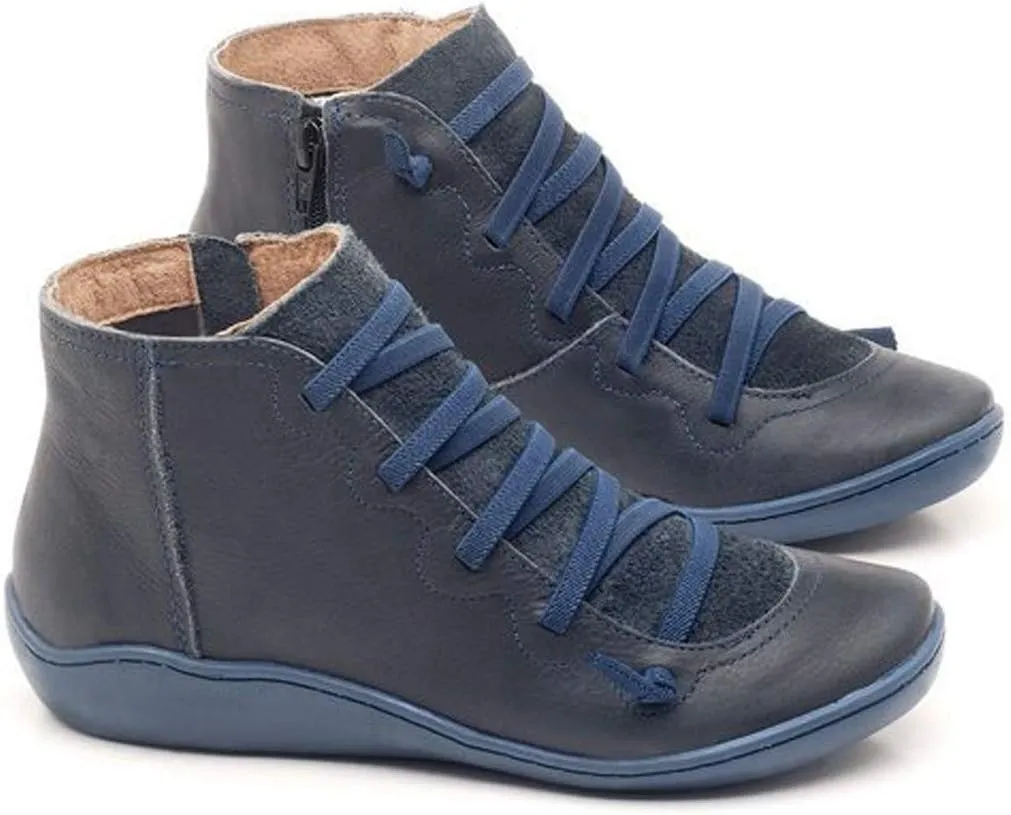 Ankle Boots for Women Wide Ankle Booties for Women Dress Ankle Boots for Women Womens Bootie with Heel Comfy Soft Cover Heel Square Toe Slip On Side Zipper