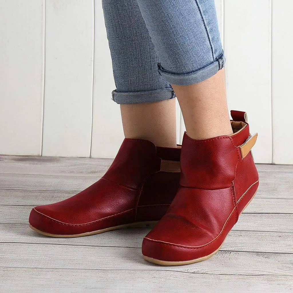 Ankle Boots for Women Womens Wide Width Booties Suede Black Boots for Women Wedge Bootie for Women Wide Width Flat Bottom Fashion Lug Sole Low Heel Chelsea Fashion