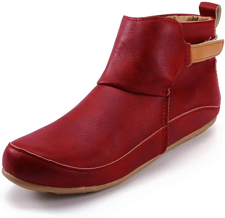 Ankle Boots for Women Womens Wide Width Booties Suede Black Boots for Women Wedge Bootie for Women Wide Width Flat Bottom Fashion Lug Sole Low Heel Chelsea Fashion