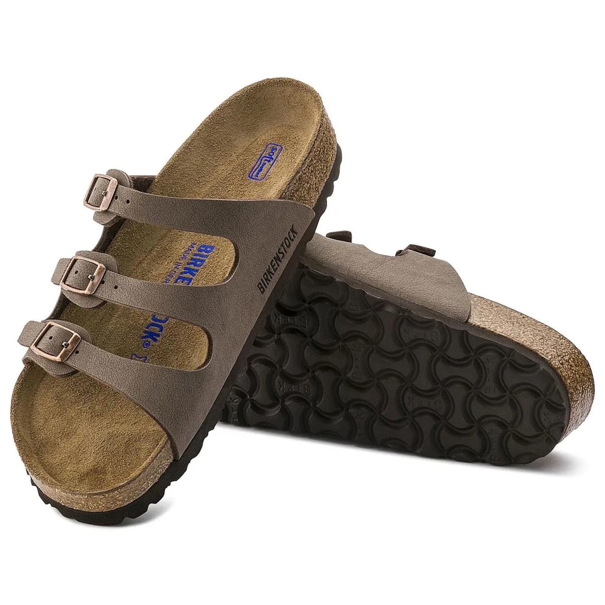 Birkenstock Women's Florida Soft Footbed Mocha Birkibuc