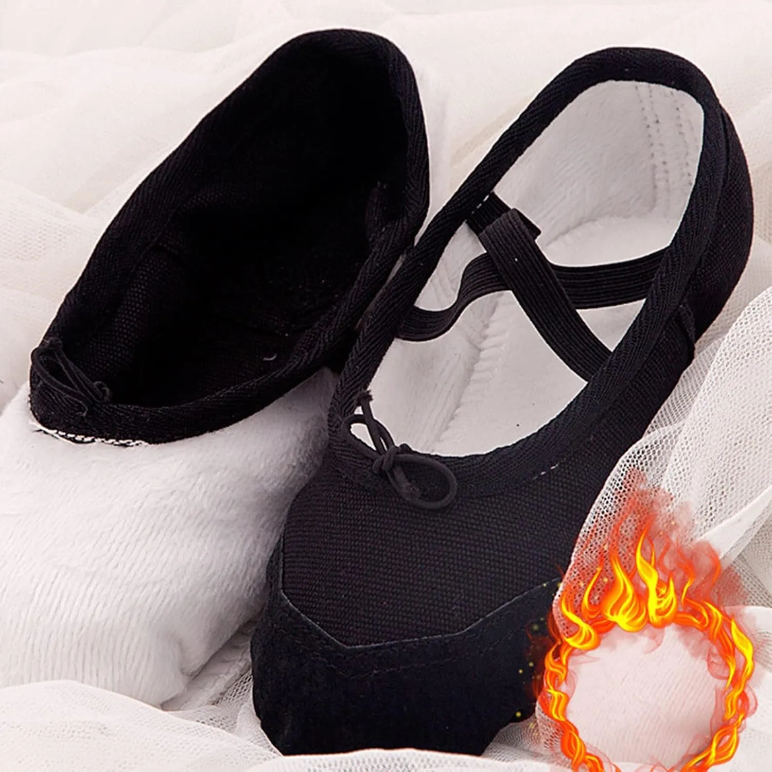 Children Shoes Dance Shoes Warm Dance Ballet Performance Indoor Shoes Yoga Dance Shoes Toddler Girl Shoes