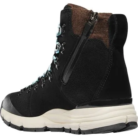 Danner Women's Arctic 600 Boots with Side Zip, Black/Spark Blue