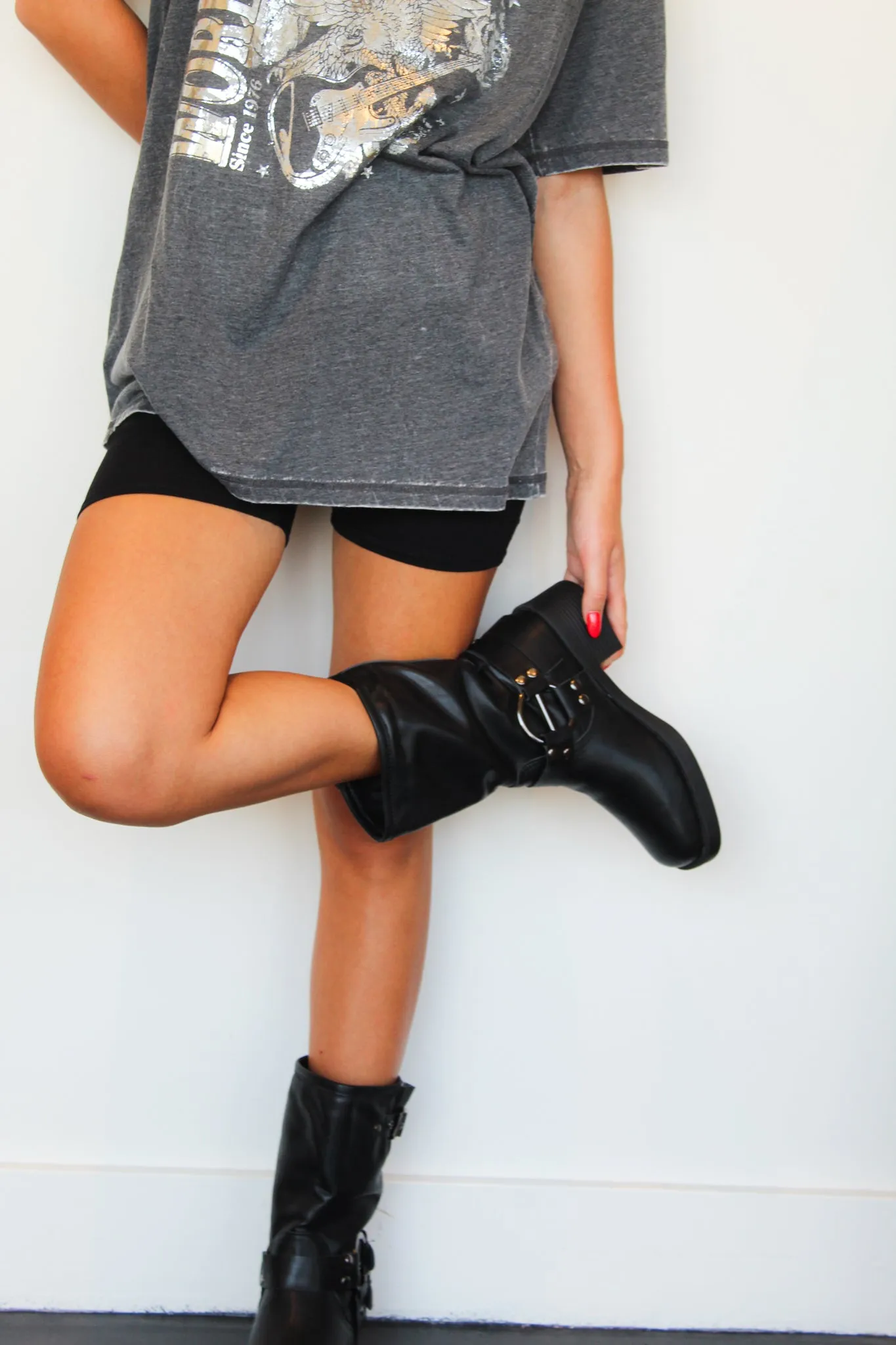 Ivanka Harness Boots- Black