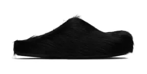 Marni Fussbet Sabot Loafers Black