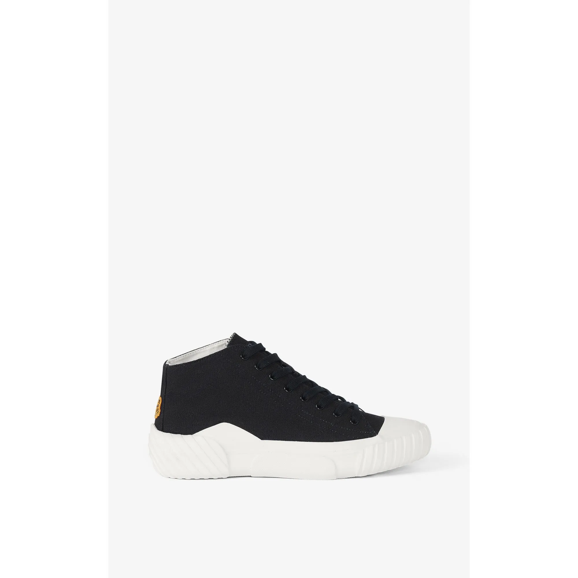 Men Tiger Crest High Top Sneakers - Black