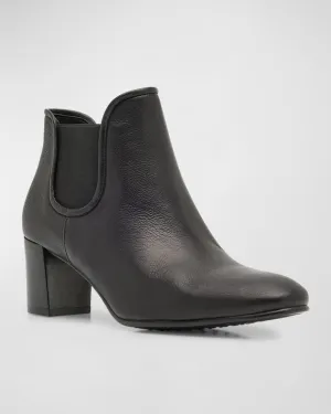 Pedro Garcia - Xiane Leather Chelsea Ankle Boot in Black