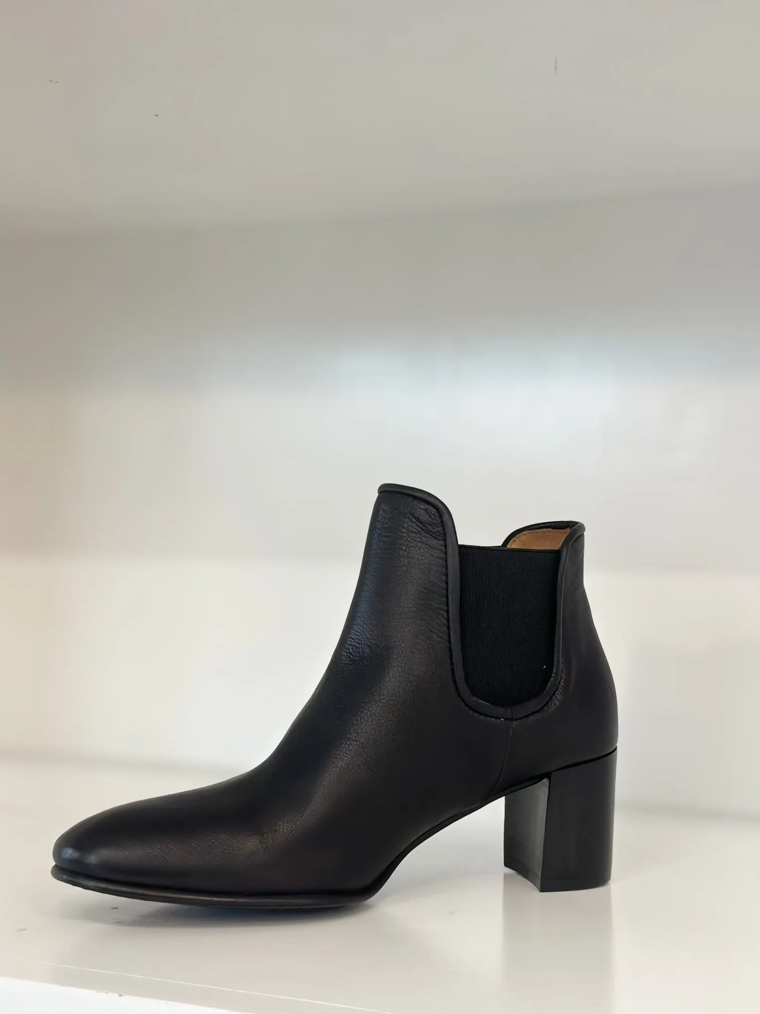 Pedro Garcia - Xiane Leather Chelsea Ankle Boot in Black