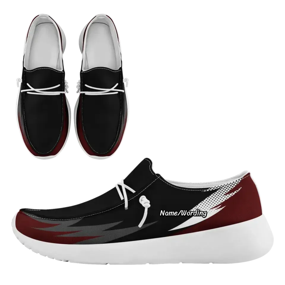 Personalized Canvas Sneakers, Custom Event Loafer Shoes, Slip On Shoes for Company Gift
