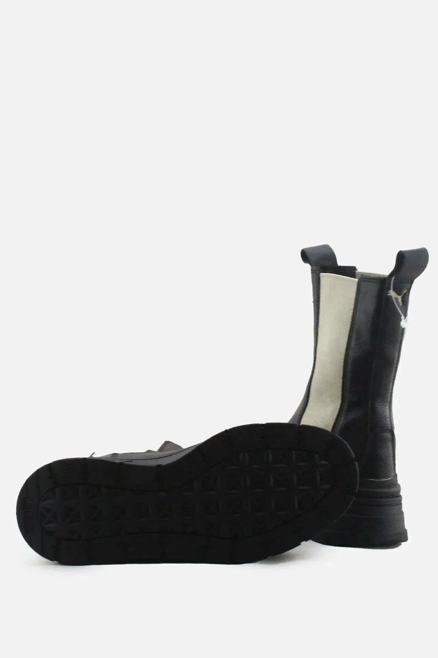 Puma Stretchable Combat Ankle Boots | 100% Authentic Leather