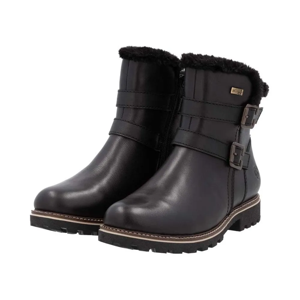 Raven Black Ankle Boots