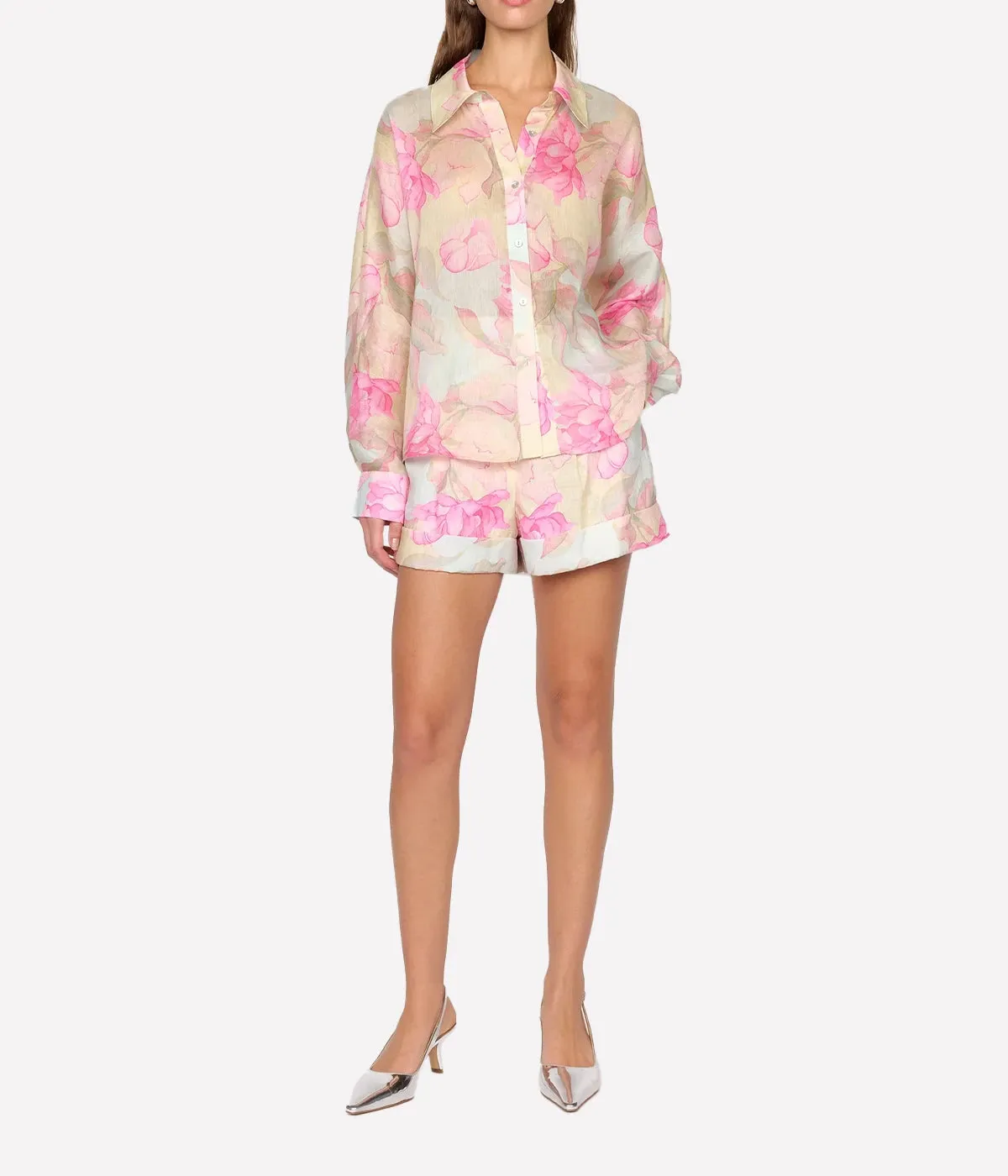 Rosario Top in Waterlily Pink