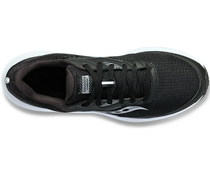 Saucony Mens Cohesion 16 VersaRun Running Shoes - Black/White