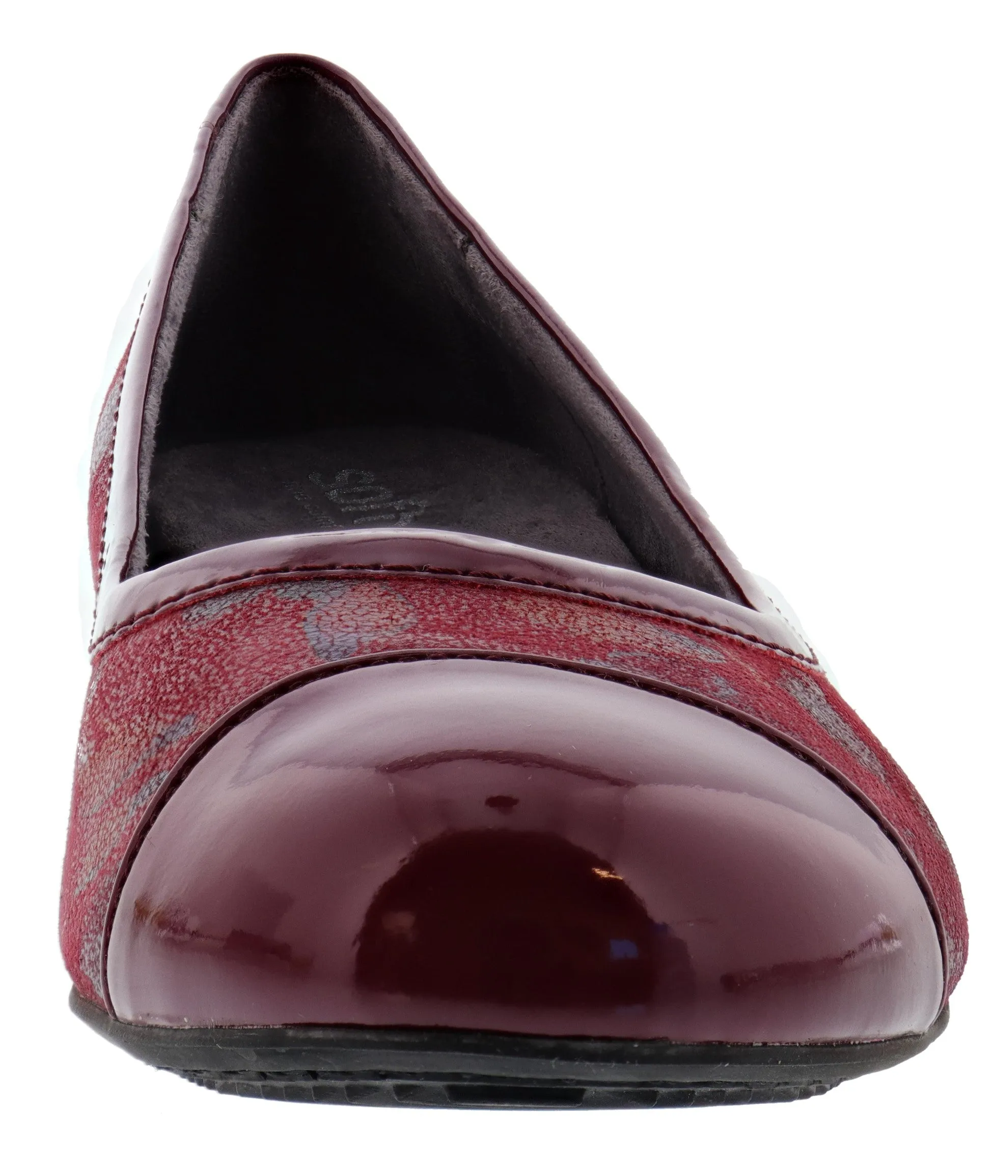 Softwalk Women's Napa Wide Width Slip On Ballerina Flats