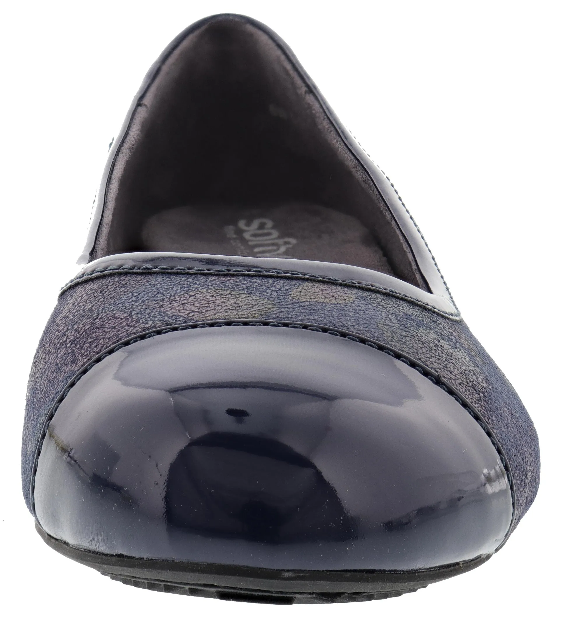 Softwalk Women's Napa Wide Width Slip On Ballerina Flats