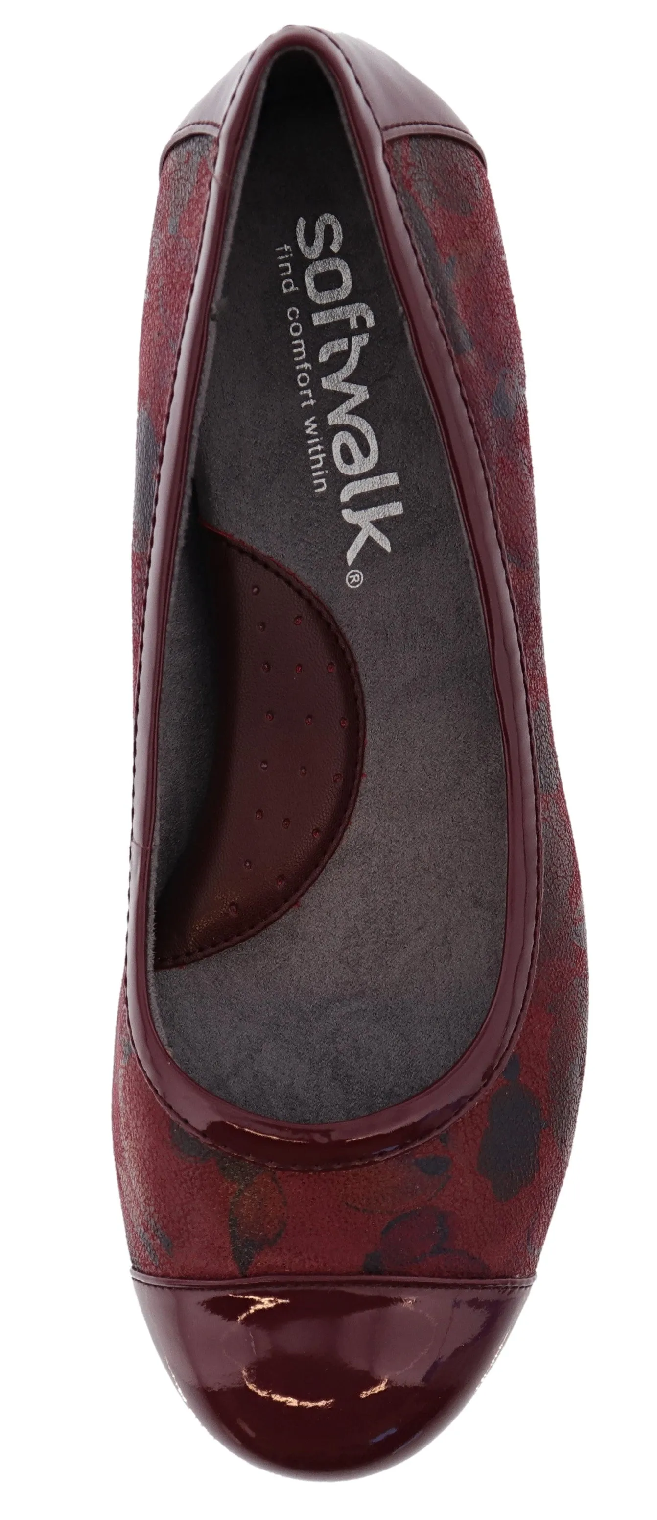 Softwalk Women's Napa Wide Width Slip On Ballerina Flats