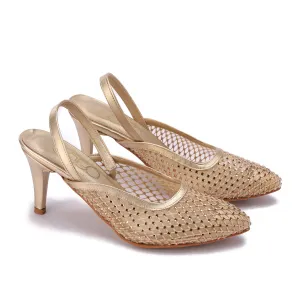 Stiletto Heels - Gold
