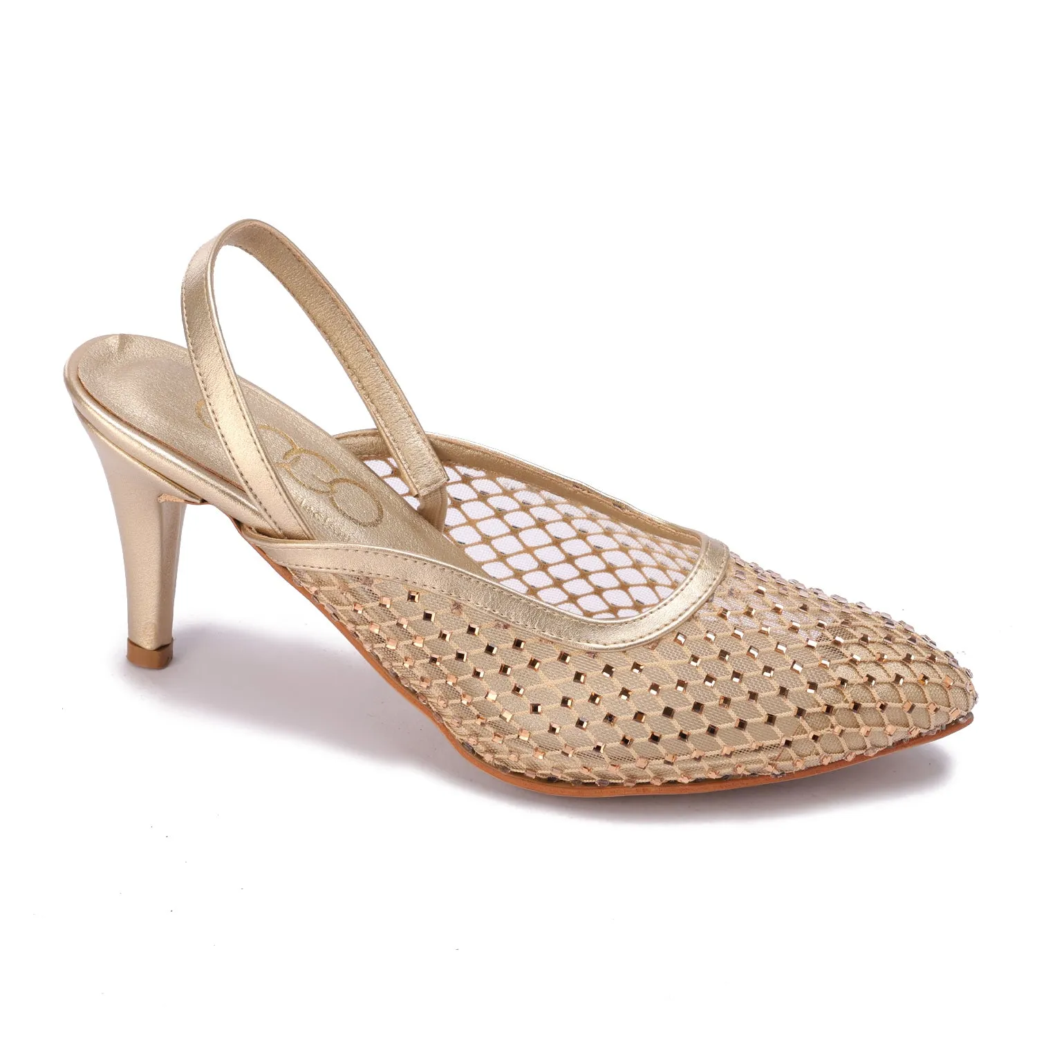 Stiletto Heels - Gold