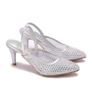 Stiletto Heels - Silver