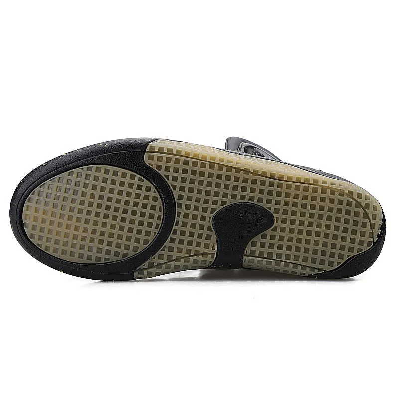 Three Mode USB Charging LED High Top Basketball SneakersBack to Future Shoes