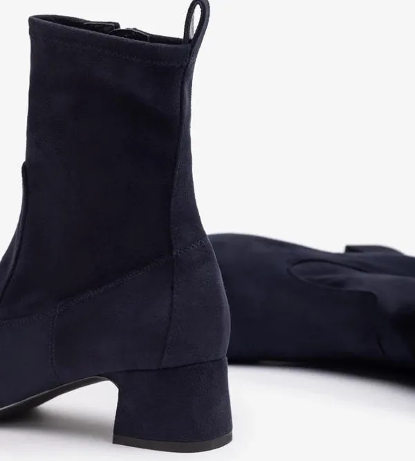 Unisa Lemico Suede Navy Ankle Boots